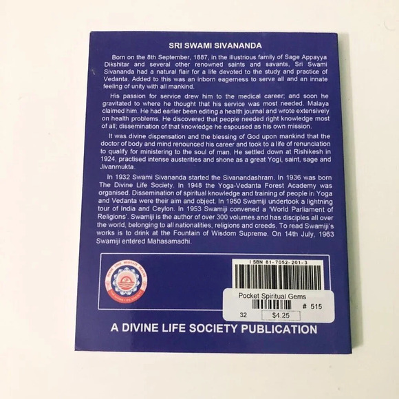 2008 Pocket Spiritual  Gems by Swami Sivananda Pocket Book - Picture 2 of 14